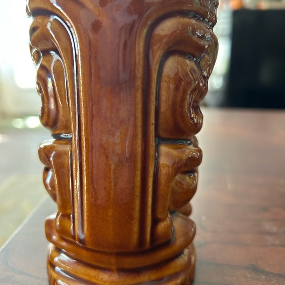 Vintage Tiki Mug Hawaiian 2- Sided
Brown Glazed 8 OZ - Picture 3 of 5